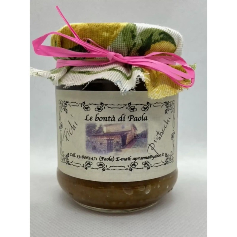 Confettura di fichi mandorle e pistacchi