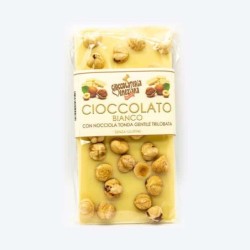 Cioccolato bianco con nocciola tostata tonda gentile