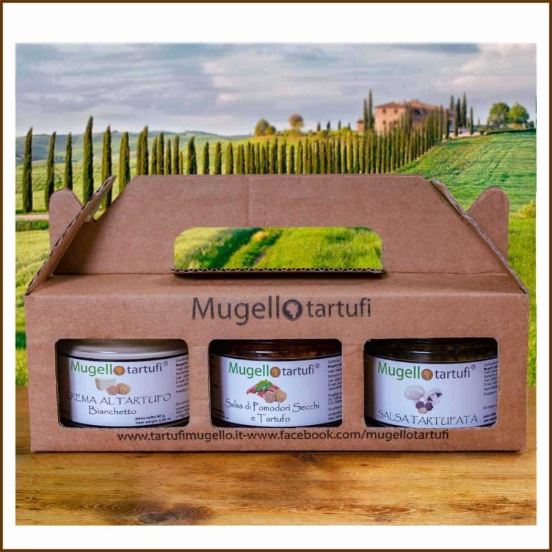 Confezione regalo tartufo - Tris di salse