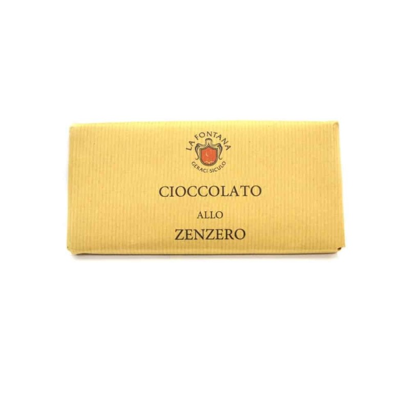 Cioccolato Extra fondente allo Zenzero da 100 gr