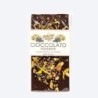 Cioccolato fondente con petali di fiori