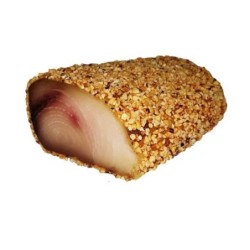Pesce spada in crosta di mandorle e nocciole