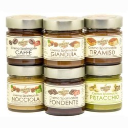 Crema spalmabile alla nocciola TGT 45% senza zucchero e latte