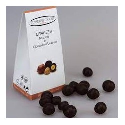 Dragées alla nocciola e cioccolato fondente