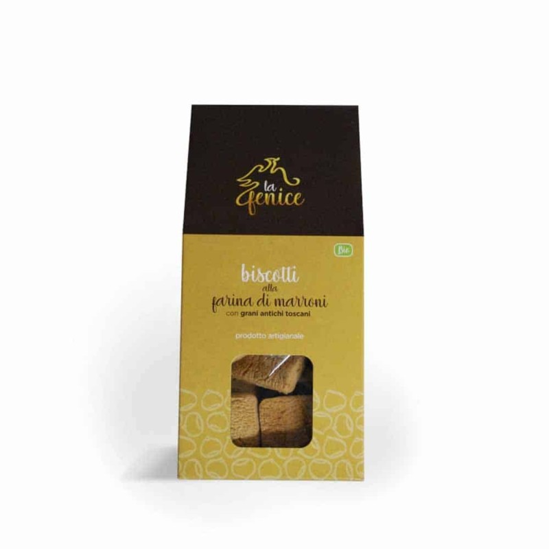 Biscotti alla farina di marroni e grani antichi toscani