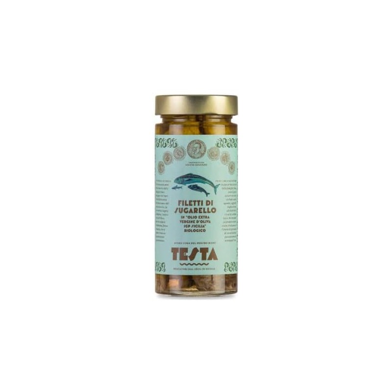 Sugarello in olio extravergine d’oliva IGP 290 gr