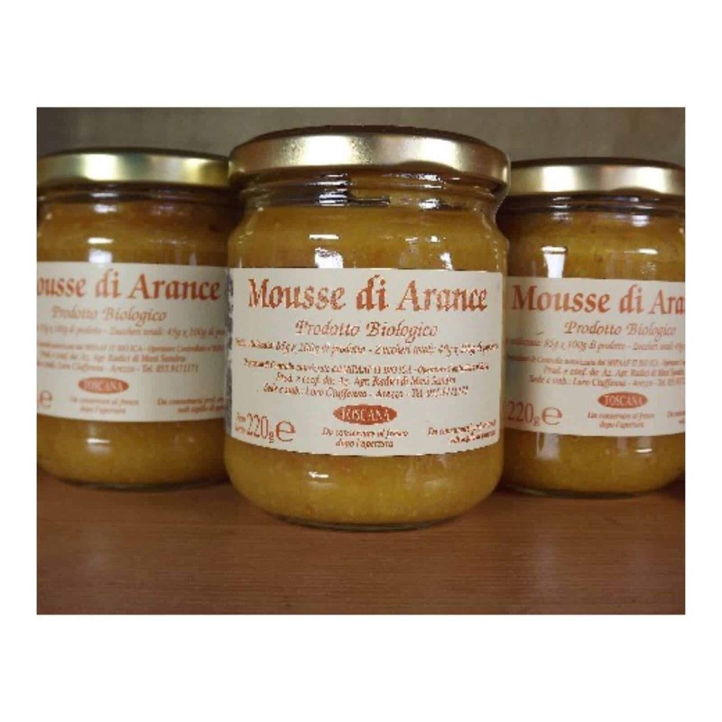 Mousse di arance bio