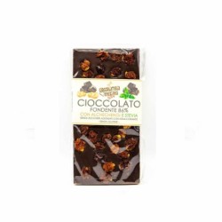 Tavoletta Cioccolato fondente 86% con alchechengi e stevia