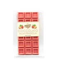 Tavoletta cioccolato alla fragola - Ruby 90 g