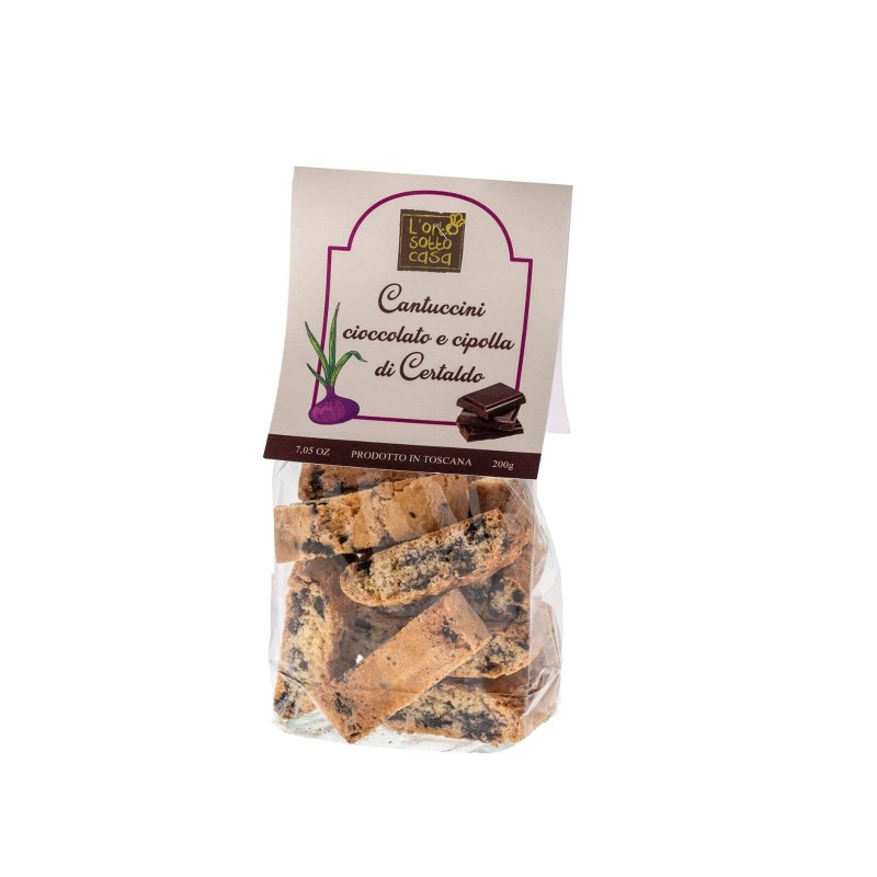 Cantuccini Cioccolato e Cipolla di Certaldo 200gr.