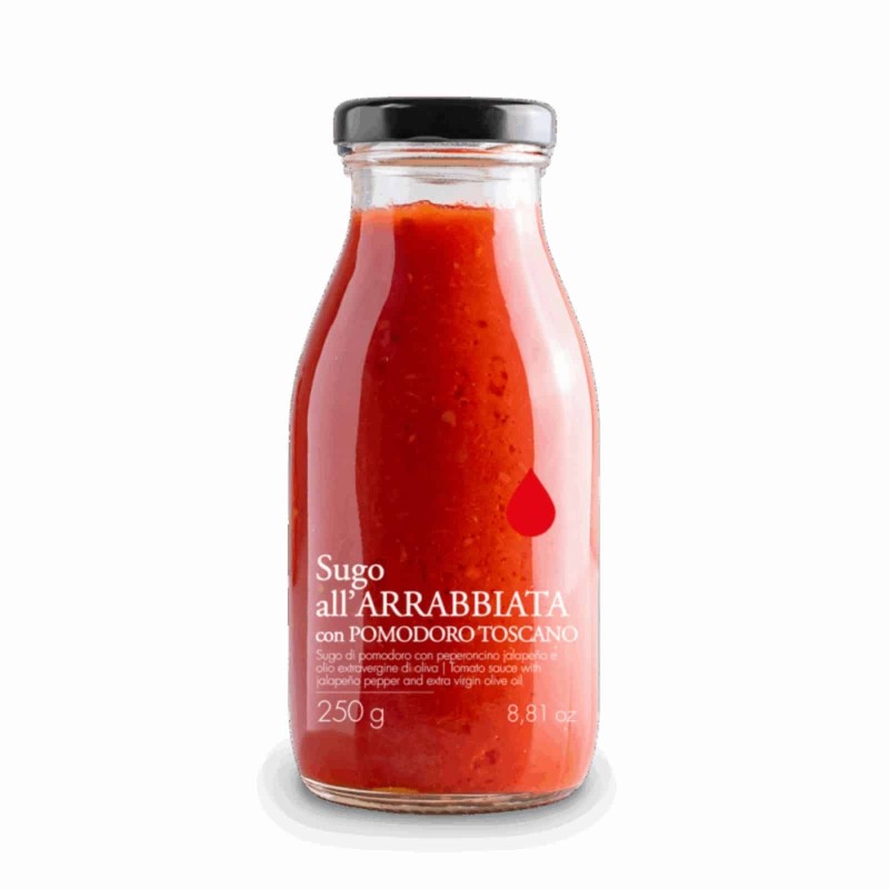 Sugo all'ARRABBIATA con pomodoro toscano