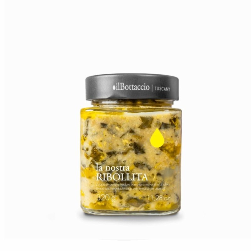 La nostra RIBOLLITA con olio extravergine