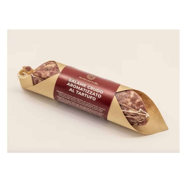 Salame crudo aromatizzato al tartufo 270 g c.a.