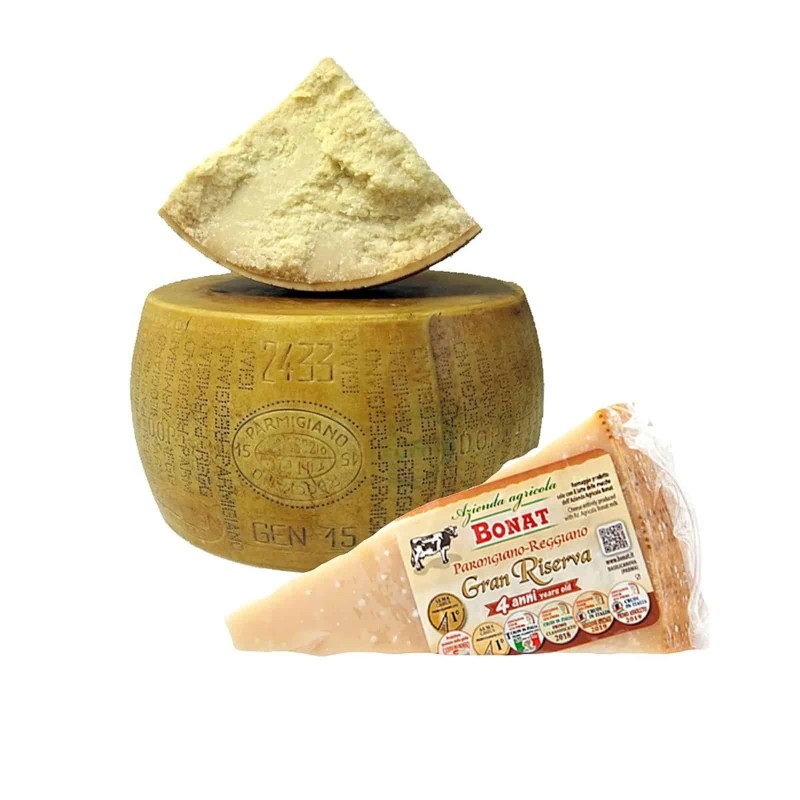 Parmigiano Reggiano D.O.P. Gran Riserva ottavo di forma 4 anni