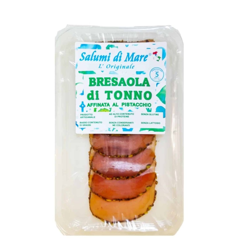 Bresaola di Tonno Affinata al Pistacchio di Bronte Affettata 6 x 50gr