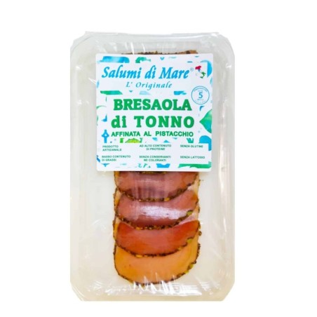 Bresaola di Tonno Affinata al Pistacchio di Bronte Affettata 6 x 50gr