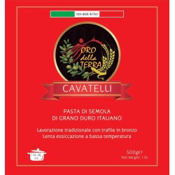 Cavatelli di grano duro italiano