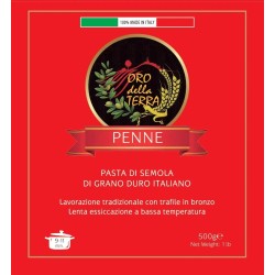 Penne rigate di grano duro italiano