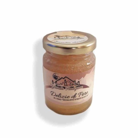 Delizia di pere al vino Moscato d'Asti D.O.C.G.